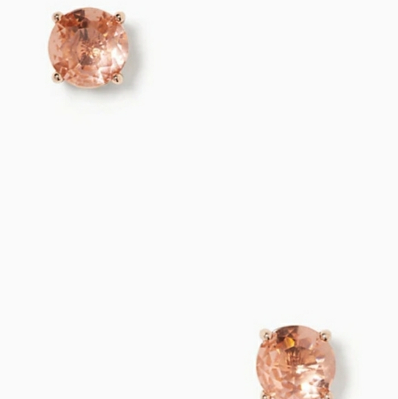 NWT Kate Spade gumdrop stud earrings - light peach